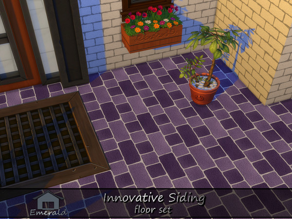 Sims 4 — Innovative Siding floor 5 by Emerald — Modern house siding enhances beauty and durability.(floor set)