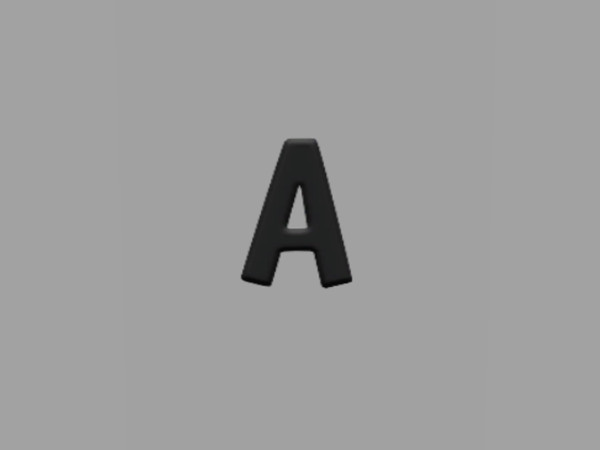 Sims 4 — Wall Letters by ceejaysims — A set of wall letters in black or white versions
