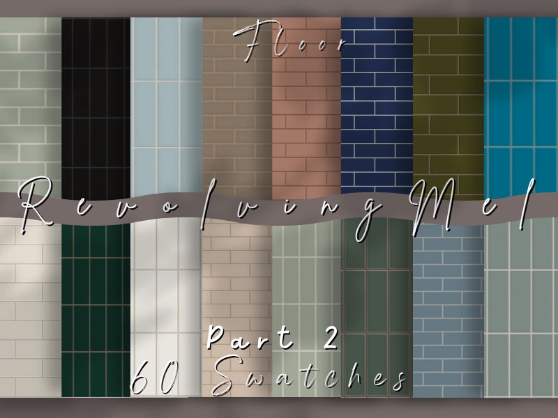 Sims 4 architectural Build Mode detail CC RevolvingMel - The Contemporary Collection - Floor - Part 2 by RevolvingMel