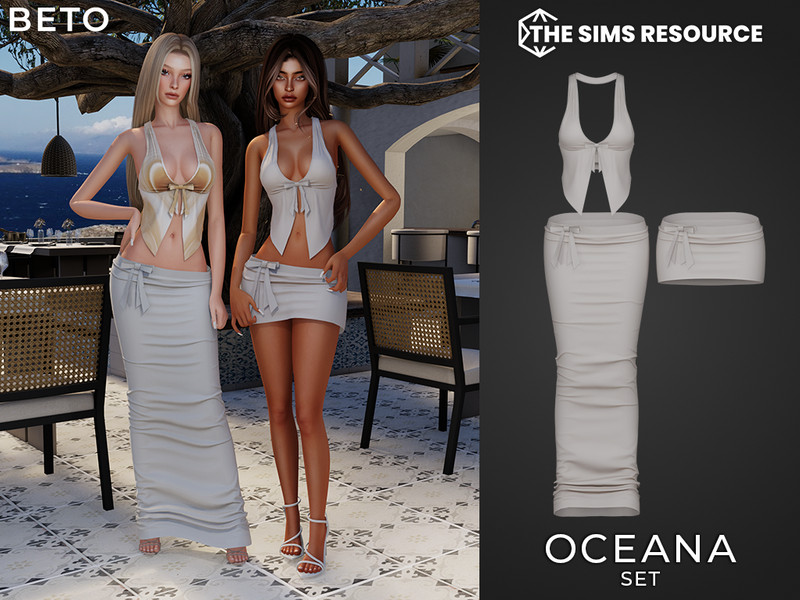 Sims 4 women’s top CC By Beto - Oceana (Top) by Beto_ae0