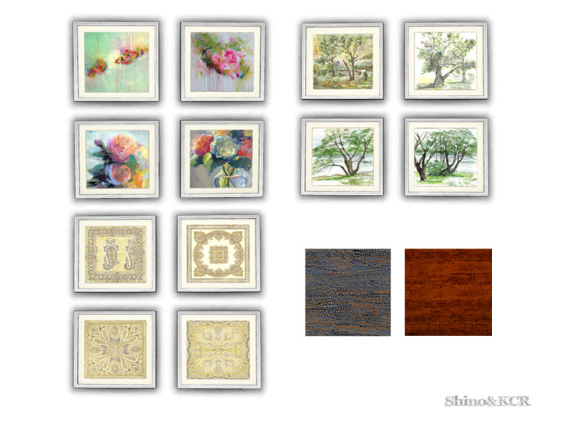 Sims 4 wall art CC Bedroom PB - Painting by ShinoKCR