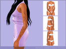 Sims 4 — Herbal Lines Tattoo by ANGISSI — PREVIEWS MADE USING HQ MOD HQ compatible