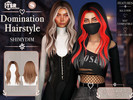 Sims 4 — Domination Hairstyle by Shimydimsims — Hi ! I hope you will like this hairstyle, it's a long hairstyle with