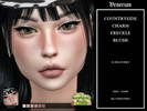 Sims 4 — Countryside Charm Freckle Blush by Venerian by Venerian — 6 swatches No gender or frame restrictions Teen to