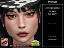 Sims 4 — Countryside Charm Lip Tint by Venerian by Venerian — 14 swatches Feminine fashion choice; No gender or frame