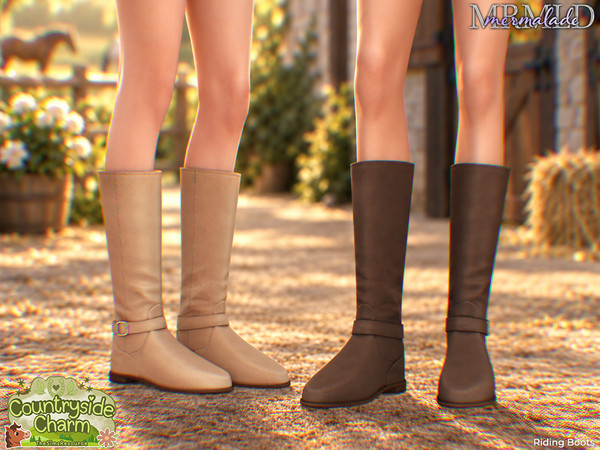 Sims 4 — Riding Boots by Mermalade — New Mesh