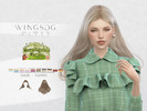 Sims 4 — WINGS HAIR-Elegant long curly hair by wingssims — WINGS HAIR TS4 NL0901 (Elegant long curly hair) Colors:30