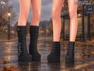 Sims 4 — Roxy Boots Set by Mermalade — Roxy Tall Boots S789
