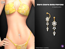 Sims 4 — Elara Charm Belly Piercing for EA Base Skins by WisteriaSims — For BaseGame Skins