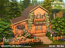 Sims 4 — Meadowlark Barn - NO CC by xogerardine — It's Countryside Charm time! I'm so excited for this theme, and I