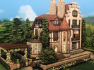 Sims 4 — Cozy Old House - NO CC by plumbobkingdom — This charming home combines Tudor architecture with medieval details