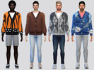 Sims 4 — Warmer Cardigan by McLayneSims — TSR EXCLUSIVE