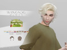 Sims 4 — WINGS HAIR-Fluffy and messy short hair by wingssims — WINGS HAIR TS4 NL0905 (Fluffy and messy short hair)