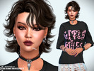 Sims 4 — Janice Tramell by DarkWave14 — Download all CC's listed in the Required Tab to have the sim like in the