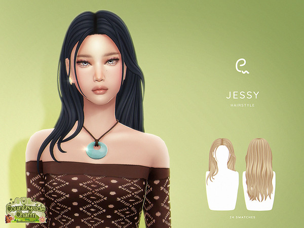 Sims 4 — Jessy Hairstyle by Enriques4 — New Mesh