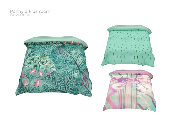 Sims 4 — [Palmyra kidsroom] - double bed blanket by Severinka_ — Double bed blanket From the set 'Palmyra kidsroom' Build