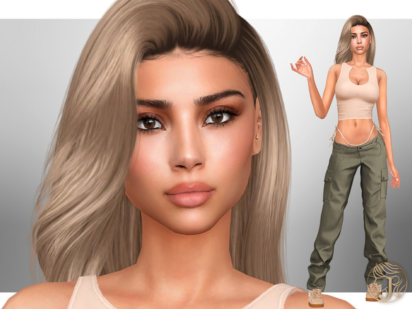 Sims 4 — Julissa Silver by Jolea — If you want the Sim to look the same as in the pictures you need to download all the