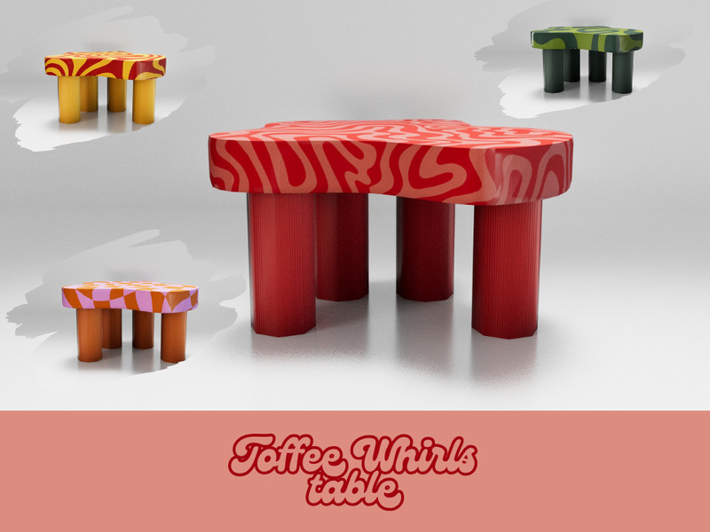 Sims 4 vanity mirror and beauty space CC Zha.na Taffy Twist Floor Mirror | Zha.na by zha_na