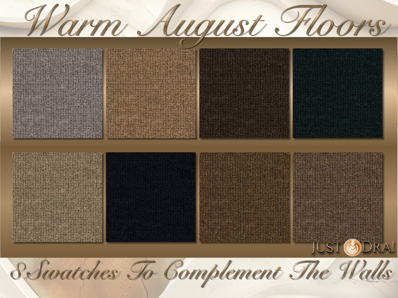 Sims 4 Build Mode CC Warm August Carpet by Draven298
