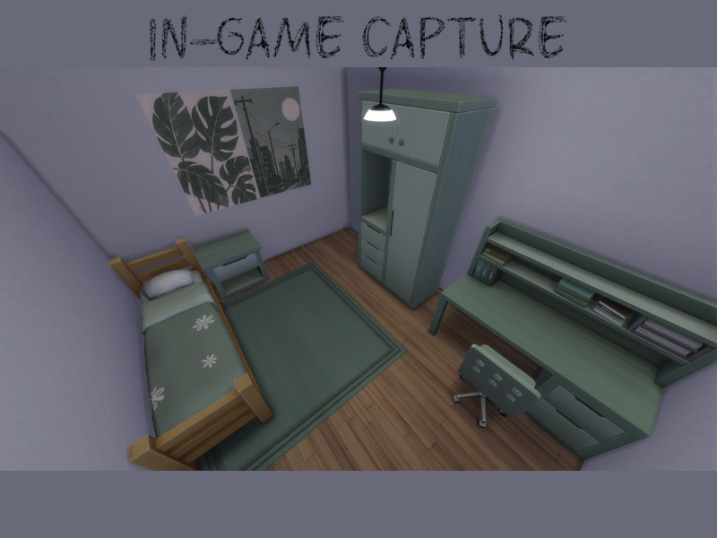 Sims 4 furniture CC ESL After School - Nightstand by EmmaSimsLife