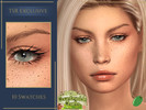 Sims 4 — Lisha 3D Lashes by Pitted0live — Countryside Charm Long sparse eyelashes perfect for your cottage-core sims Top