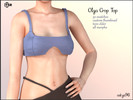 Sims 4 — Olga Crop Top by astya96cc — 50 swatches