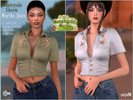 Sims 4 — Countryside Charm Martha Shirt by astya96cc — 12 swatches