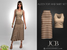 Sims 4 — ALEEN TANK TOP AND SKIRT SET by Joan_Campbell_Beauty_ — INCLUDES: