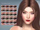 Sims 4 — Sunday Eyes and Lipstick by VELYSEA — Eyes