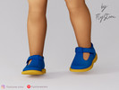 Sims 4 — Toddler T-Bar Mary Jane Shoes by FlyStone — Toddler T-bar Mary Jane shoes featuring a rounded toe, single