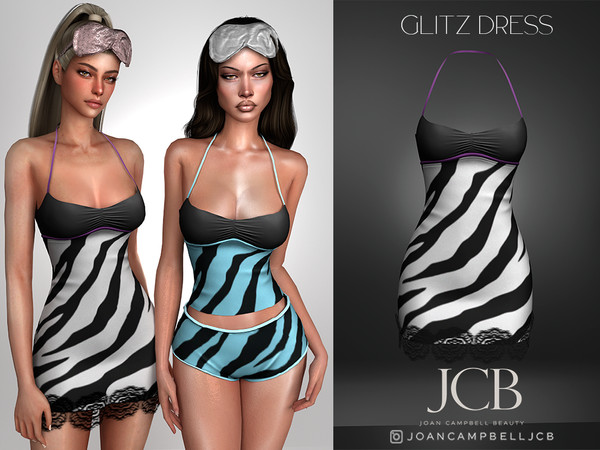 Sims 4 — GLITZ DRESS by Joan_Campbell_Beauty_ — INCLUDES: