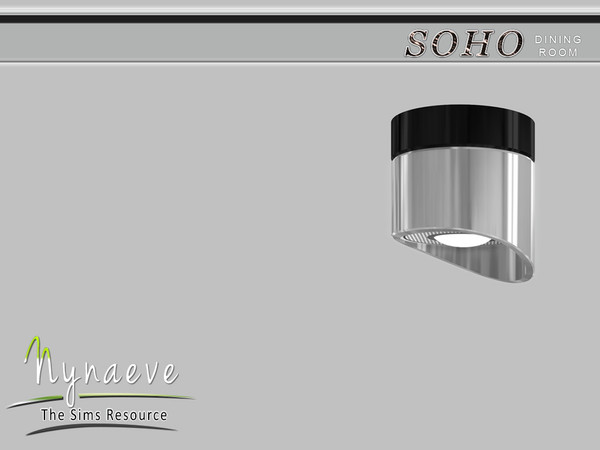 Sims 4 — Soho Ceiling Fixture by NynaeveDesign — Soho Dining Room - Ceiling Fixture Located in: Lighting - Ceiling Lights