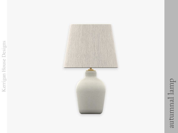 Sims 4 — Autumnal Lamp by kerriganhouse — A set of cozy and warm autumn clutter.
