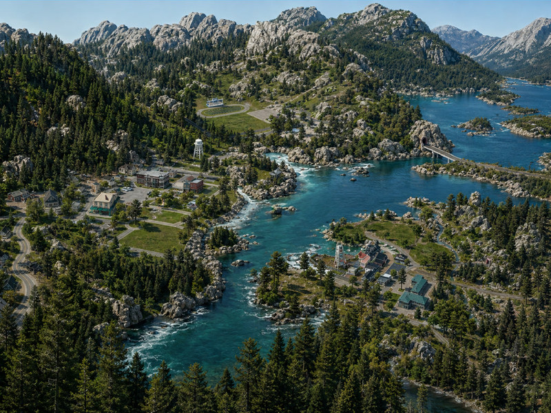 Sims 4 gameplay and utility mod CC Copperdale Reimagined - Realistic Map Overhaul by Modnest