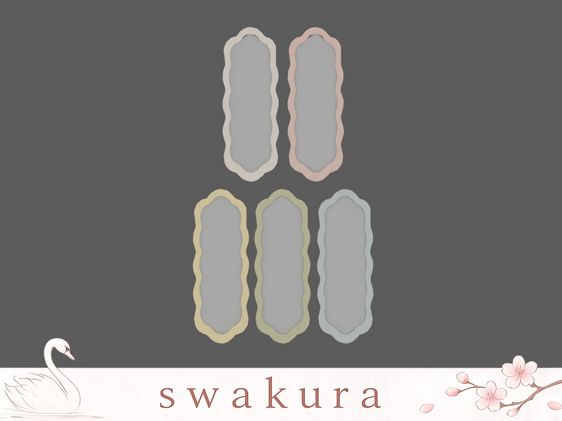 Sims 4 vanity mirror and beauty space CC MIMI Mirror by Swakura