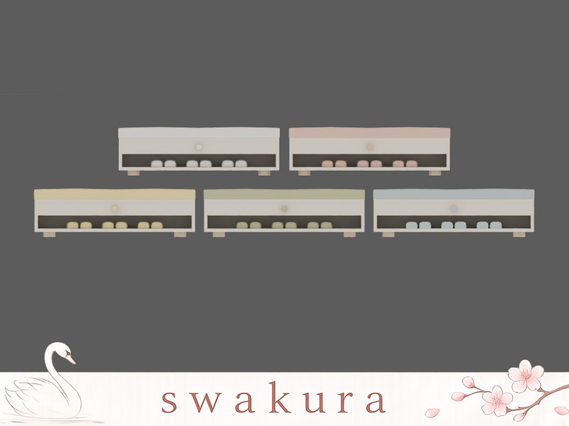 Sims 4 furniture CC MIMI Bench by Swakura