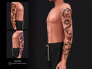 Sims 4 — Dragon Arm Tatoo by Suzue — Dragon Arm Tatoo N77