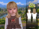 Sims 4 — LEXEL - Elizabeth medium toddler hairstyle by LEXEL_s — 35 swatches
