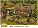 Sims 4 — Cedar Hollow by RayDesign9 — I build this lot in Chesnut Ridge 30x30. This house has :
