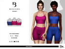 Sims 3 — Sports Bralet by Bill_Sims — This top features a sports bralet in a seamless design! - Female, YA/Adult. - HQ