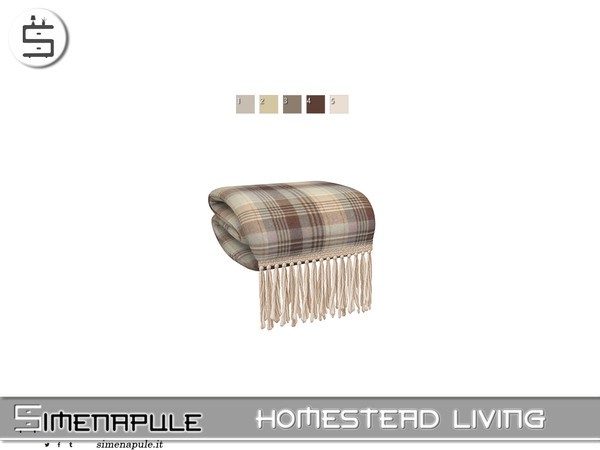 Sims 4 — [SeN4] Homestead Living - Blanket by Simenapule — Homestead LivingHomestead LivingHomestead LivingHomestead