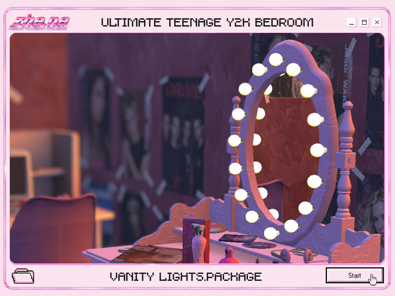 Sims 4 vanity mirror and beauty space CC Zha.na Vanity Lights | Zha.na by zha_na