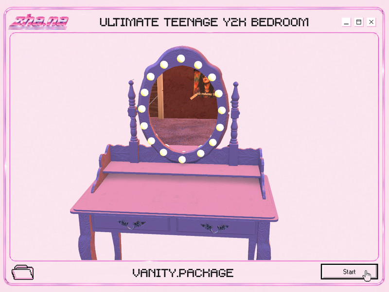 Sims 4 vanity mirror and beauty space CC Zha.na Vanity | Zha.na by zha_na