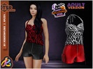 Sims 4 — Adult Female SET - Obsession Inspired by RobertaPLobo — Adult Female Set - Obsession Halloween _353
