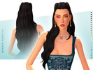 Sims 4 — Morgan Hairstyle by simcelebrity00 — This super wavy dramatic long length hairstyle comes in the EA 24 Hair
