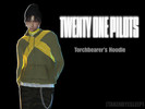 Sims 4 — Twenty One Pilots - Torchbearer's Hoodie by _takenbye_sleep — Josh Dun (Torchbearer)'s iconic taped hoodie from