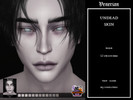 Sims 4 — Undead Skin by Venerian - Male by Venerian — The preview sim is not wearing any additional skin details or