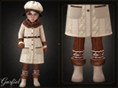 Sims 4 — Toddler - Cozy knitted tights with charming winter patterns by Garfiel — Warm and stylish toddler tights