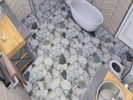 Sims 4 — Crushed Marble Floors by lavilikesims — A beautiful modern floor with gold inlay on marble in 9 colours
