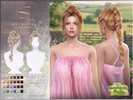 Sims 4 — S-CLUB braid ponytail hair Countryside Charm by S-Club — Braid ponytail 011026 hope you like, thank you.